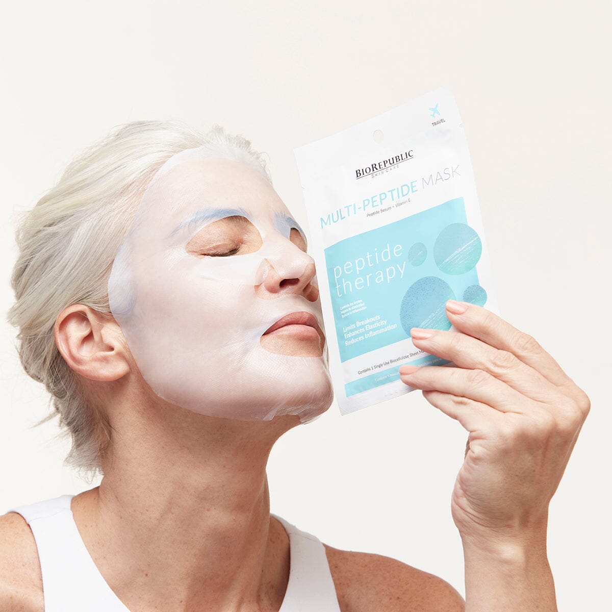 Multi-peptide Power Recovery Mask Sheet Mask BioRepublic 