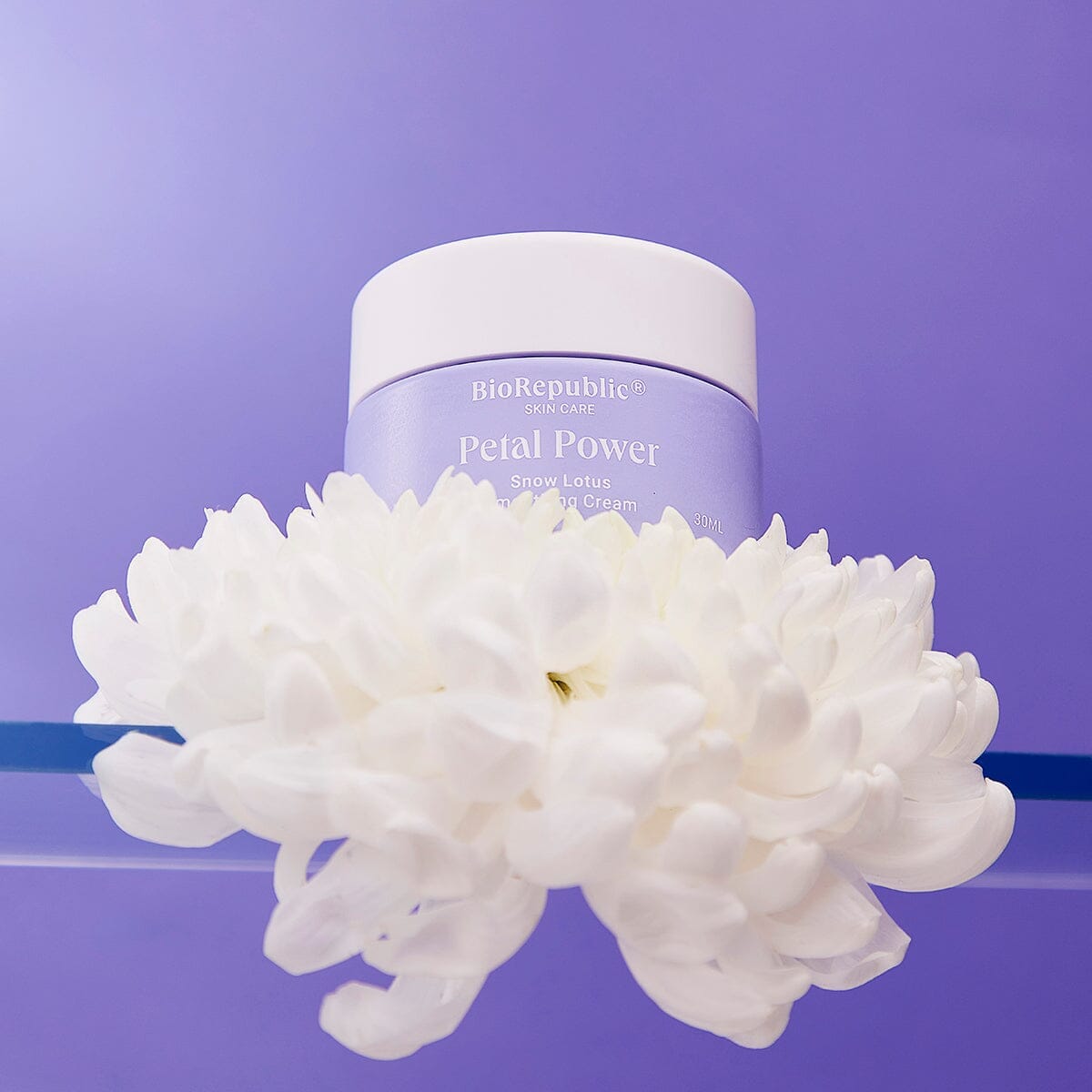 Clarifying & Age-Defying Petal Power Cream Cream Jar BioRepublic