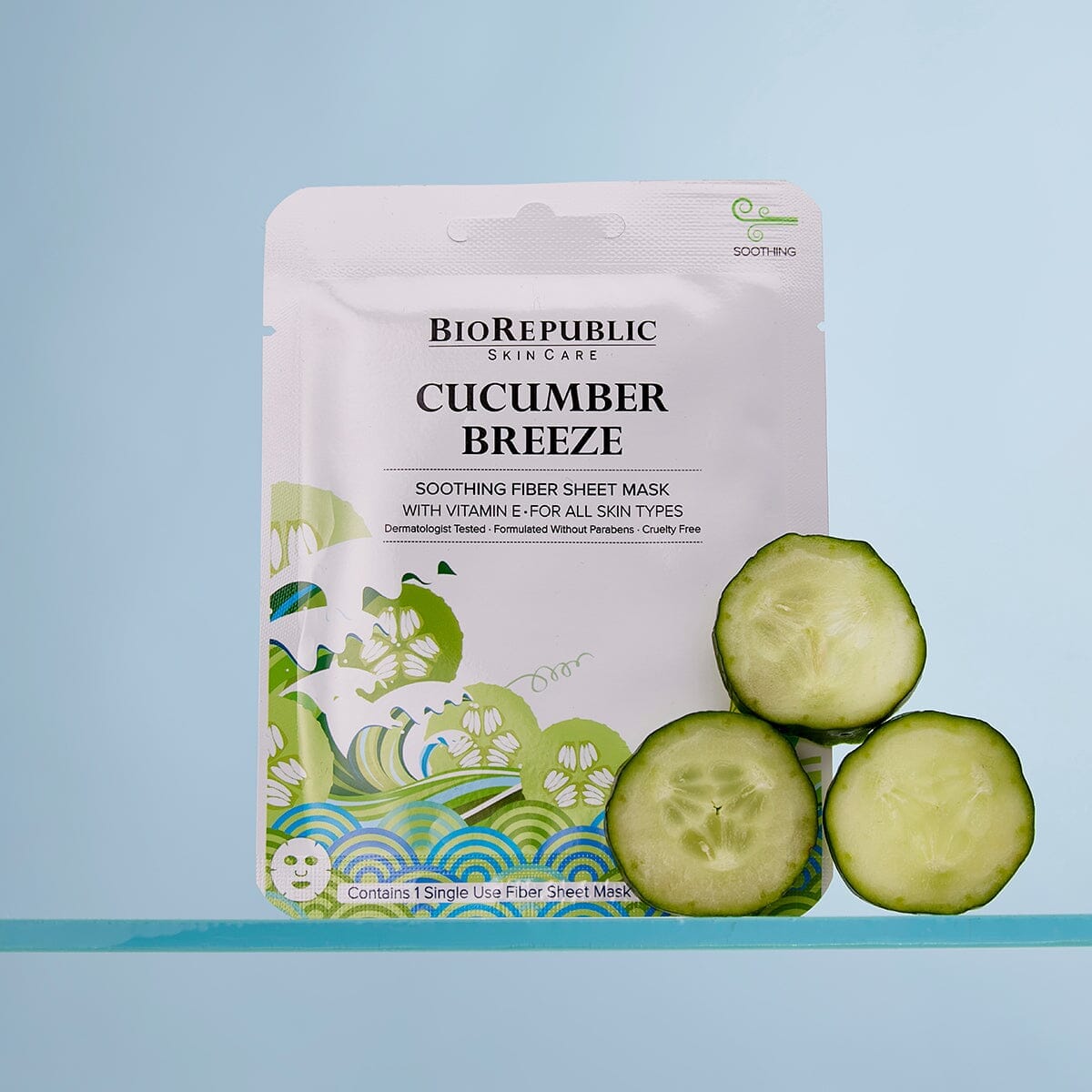 Cucumber Breeze Soothing Sheet Mask Sheet Mask BioRepublic