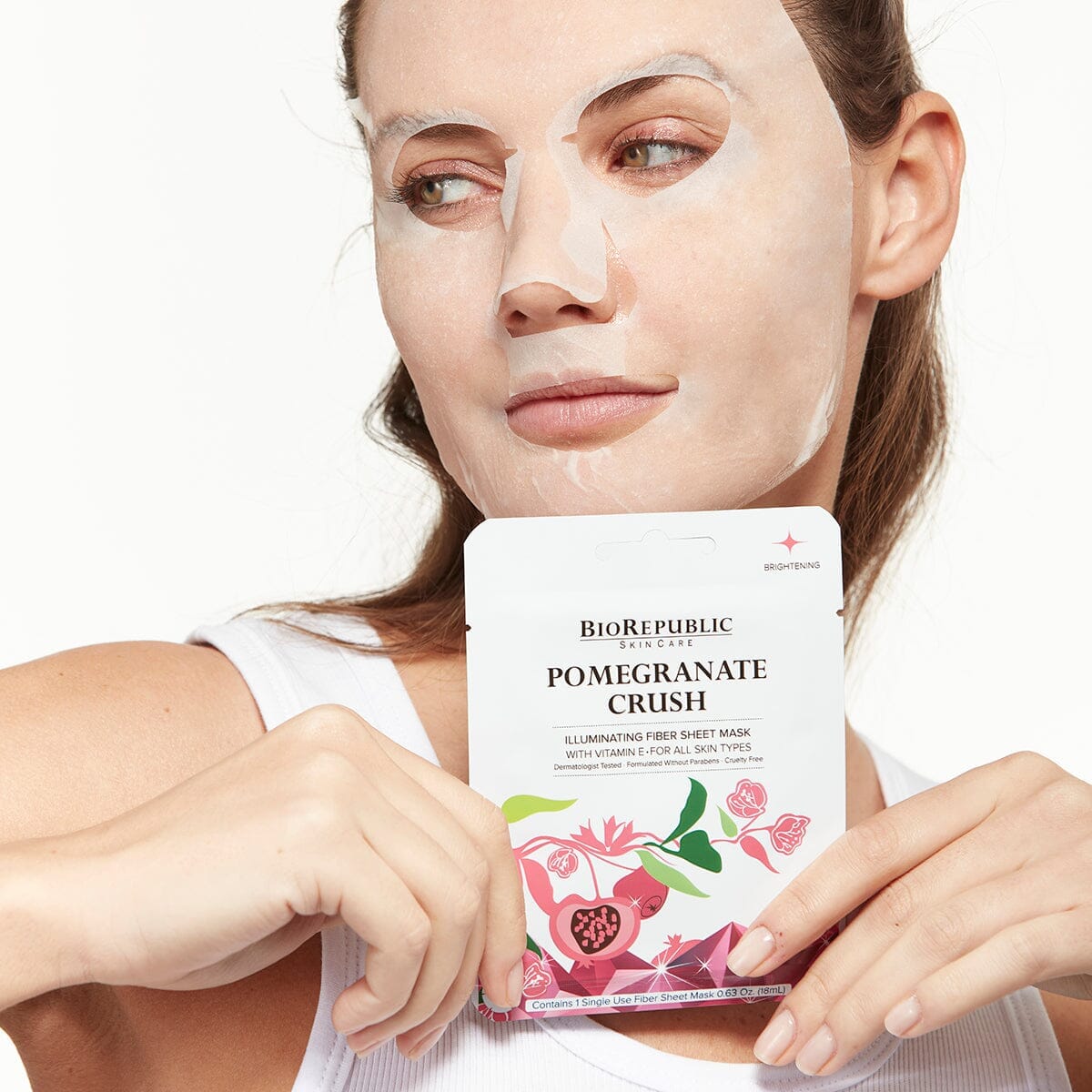 Pomegranate Crush Illuminating Sheet Mask Sheet Mask BioRepublic 