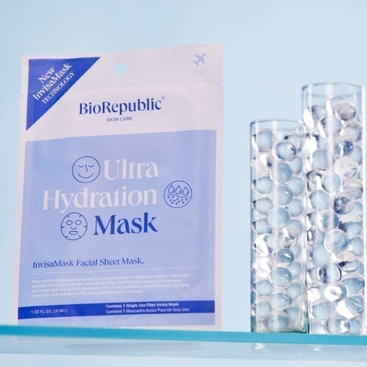 Ultra Hydration Invisamask: Best Hydrating Face Mask for Plump, Dewy Skin - BioRepublic SkinCare | Face Mask Sheets | Vegan Skincare