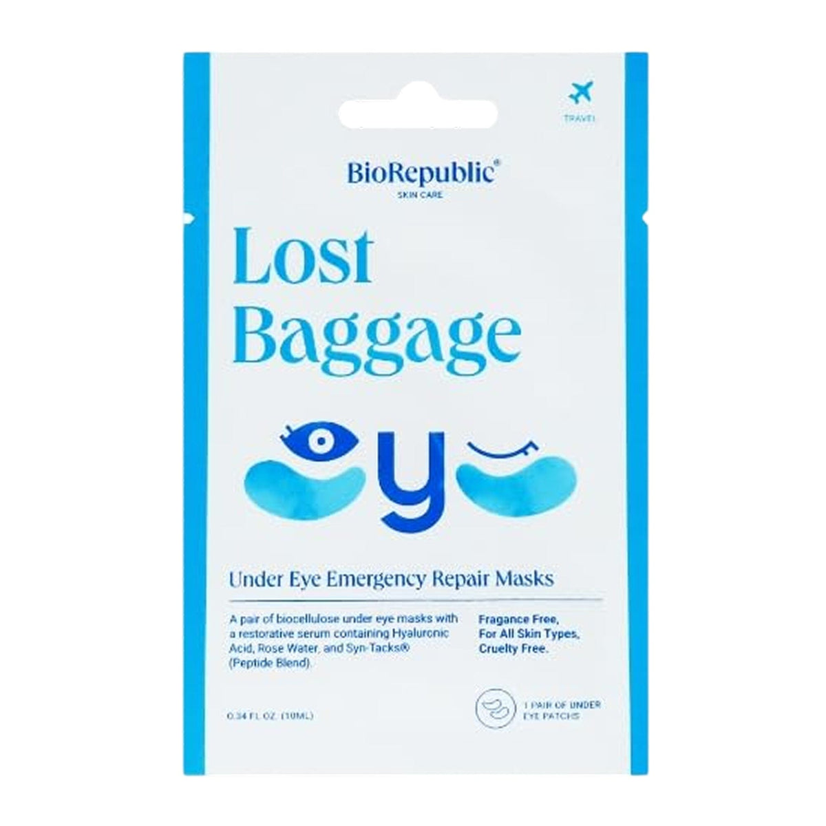 Lost Baggage Under Eye Emergency Repair Mask Eye Mask BioRepublic 