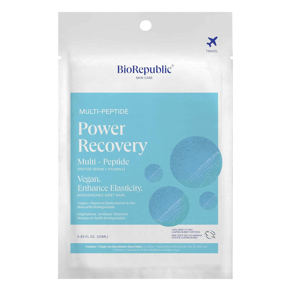 Multi-peptide Power Recovery Mask Sheet Mask BioRepublic 