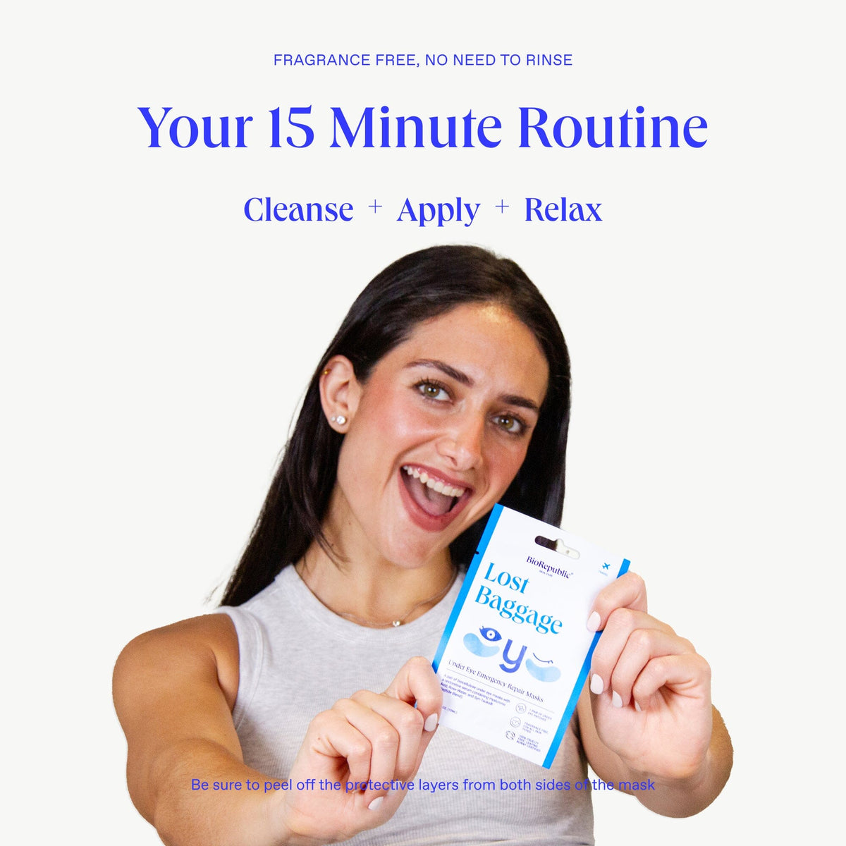 Lost Baggage Under Eye Emergency Repair Mask Eye Mask BioRepublic 