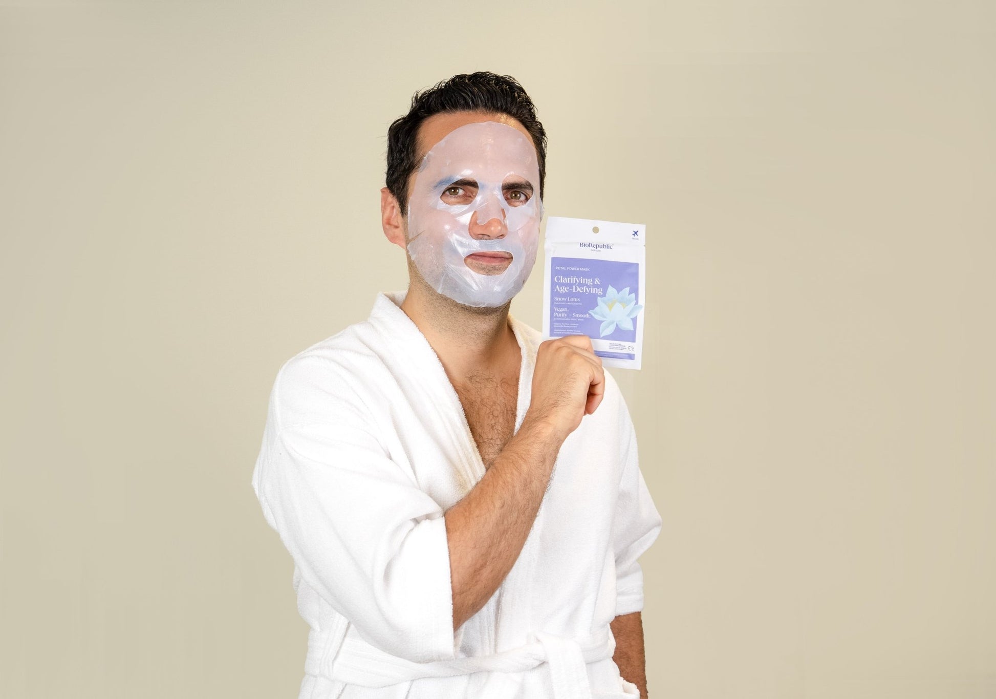 Clarifying & Age - Defying Petal Power Mask - BioRepublic SkinCare | Face Mask Sheets | Vegan Skincare