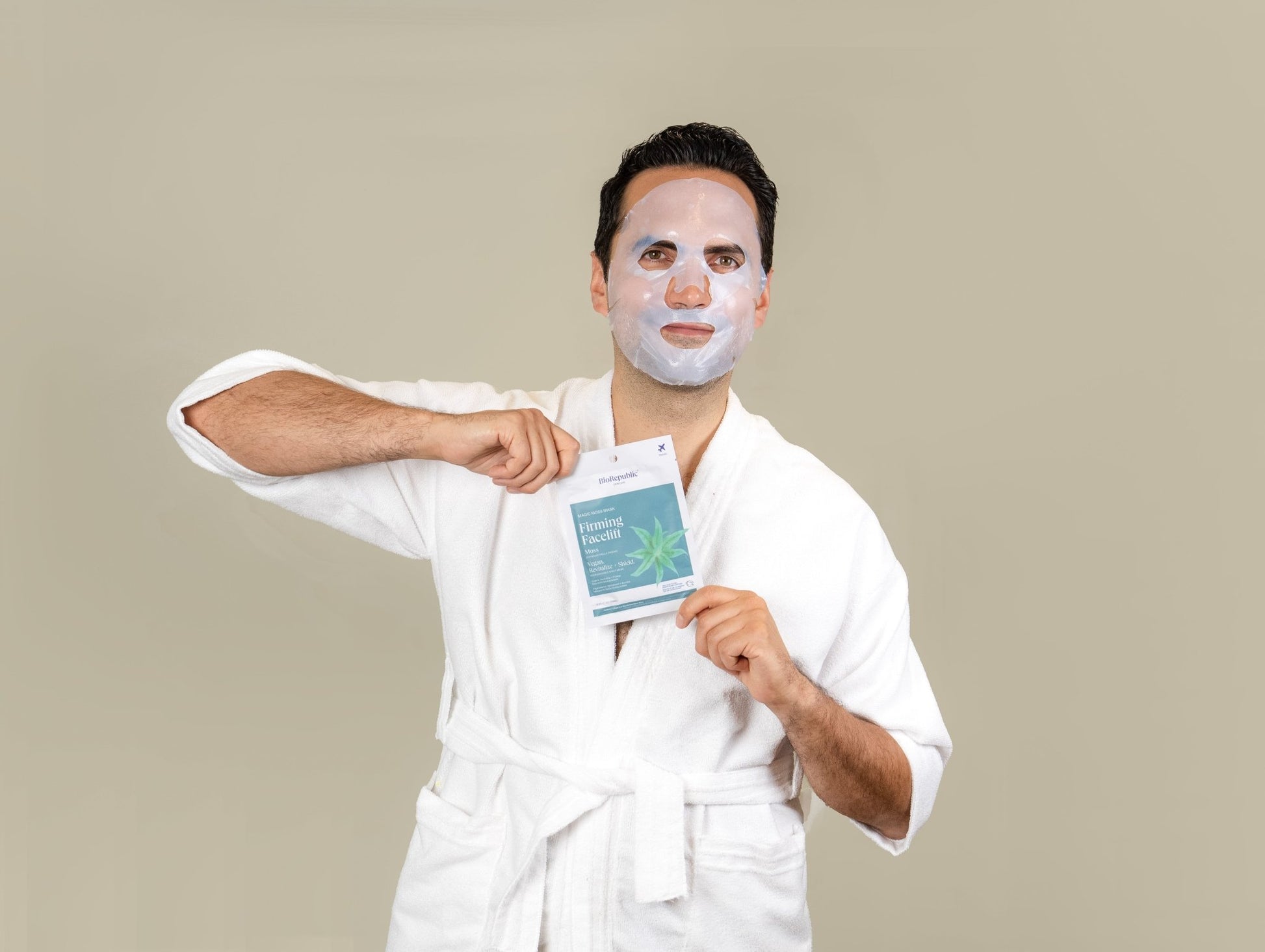 Firming Facelift Magic Moss Mask - BioRepublic SkinCare | Face Mask Sheets | Vegan Skincare