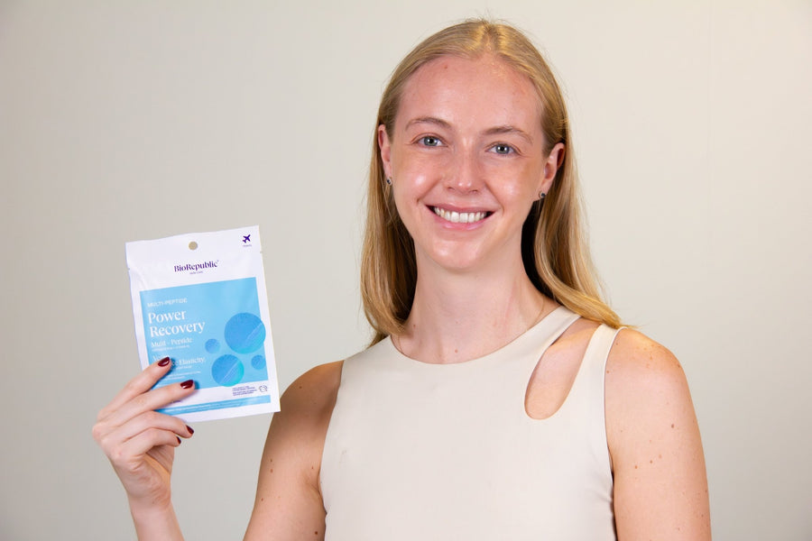 Multi - peptide Power Recovery Mask - BioRepublic SkinCare | Face Mask Sheets | Vegan Skincare