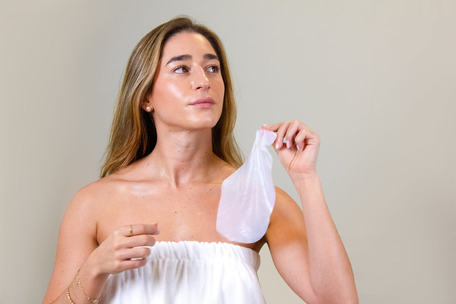 Peptide Repair Chest Mask - BioRepublic SkinCare | Face Mask Sheets | Vegan Skincare