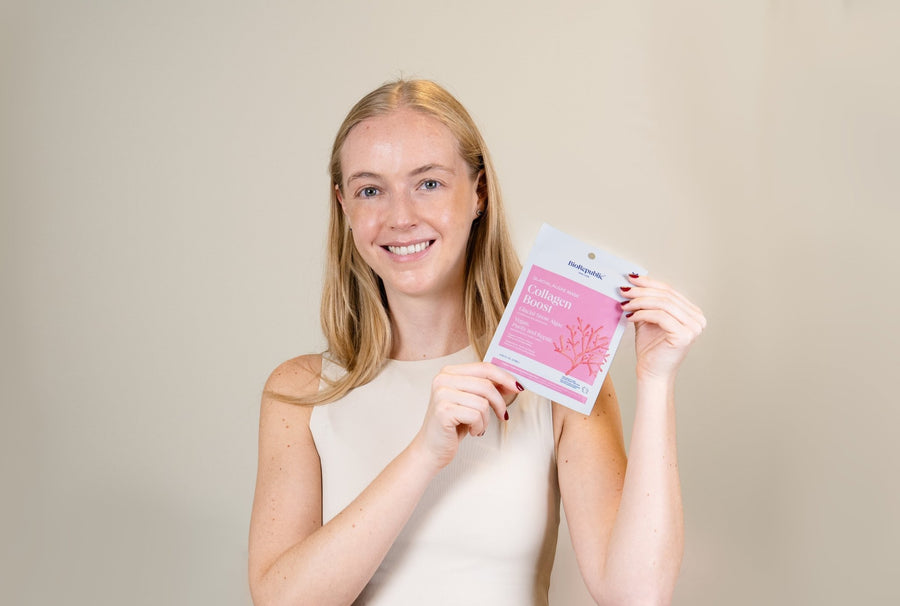 Super Collagen + Detox Glacial Algae Mask - BioRepublic SkinCare | Face Mask Sheets | Vegan Skincare