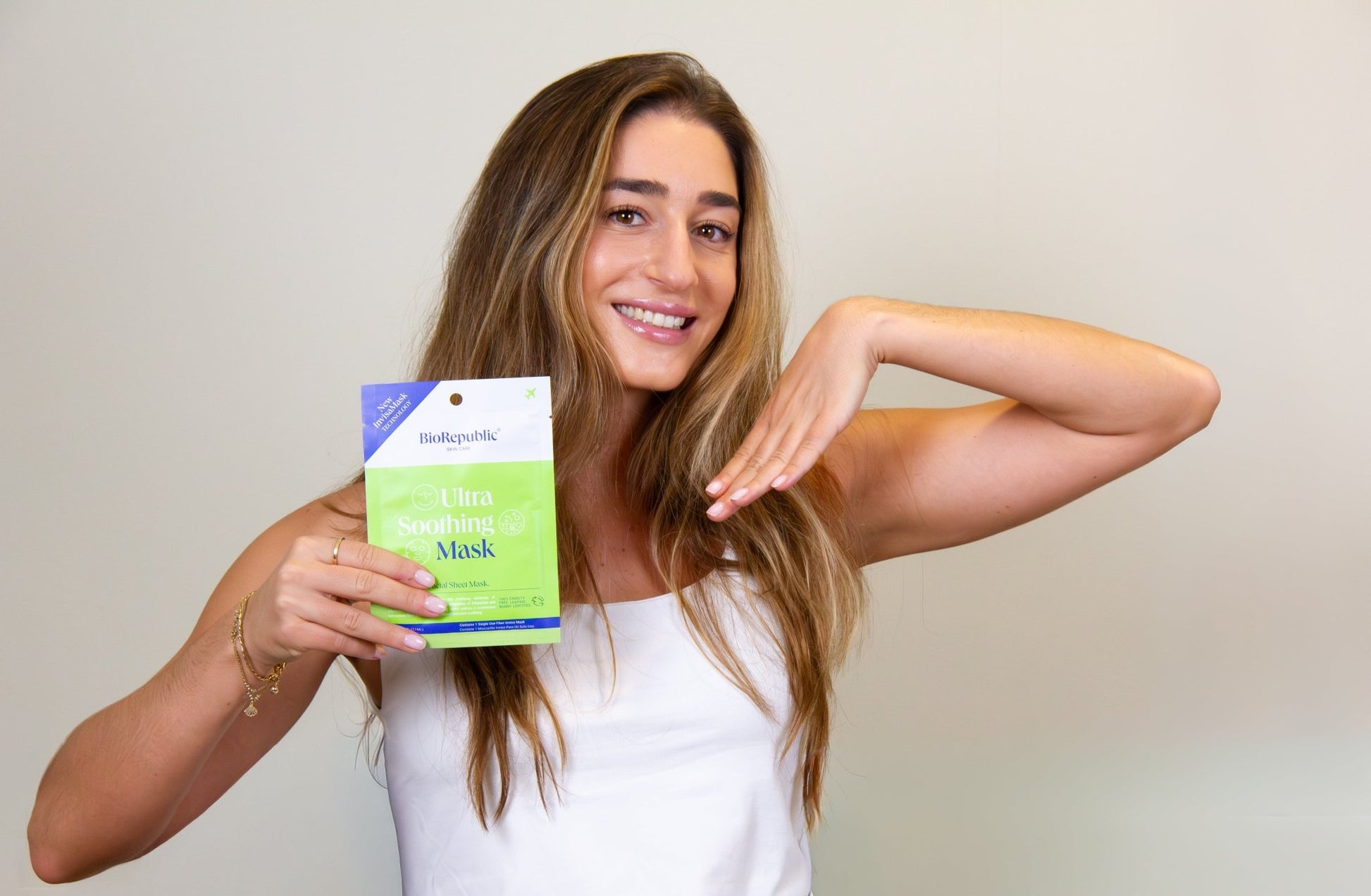 Ultra Soothing InvisaMask - BioRepublic SkinCare | Face Mask Sheets | Vegan Skincare