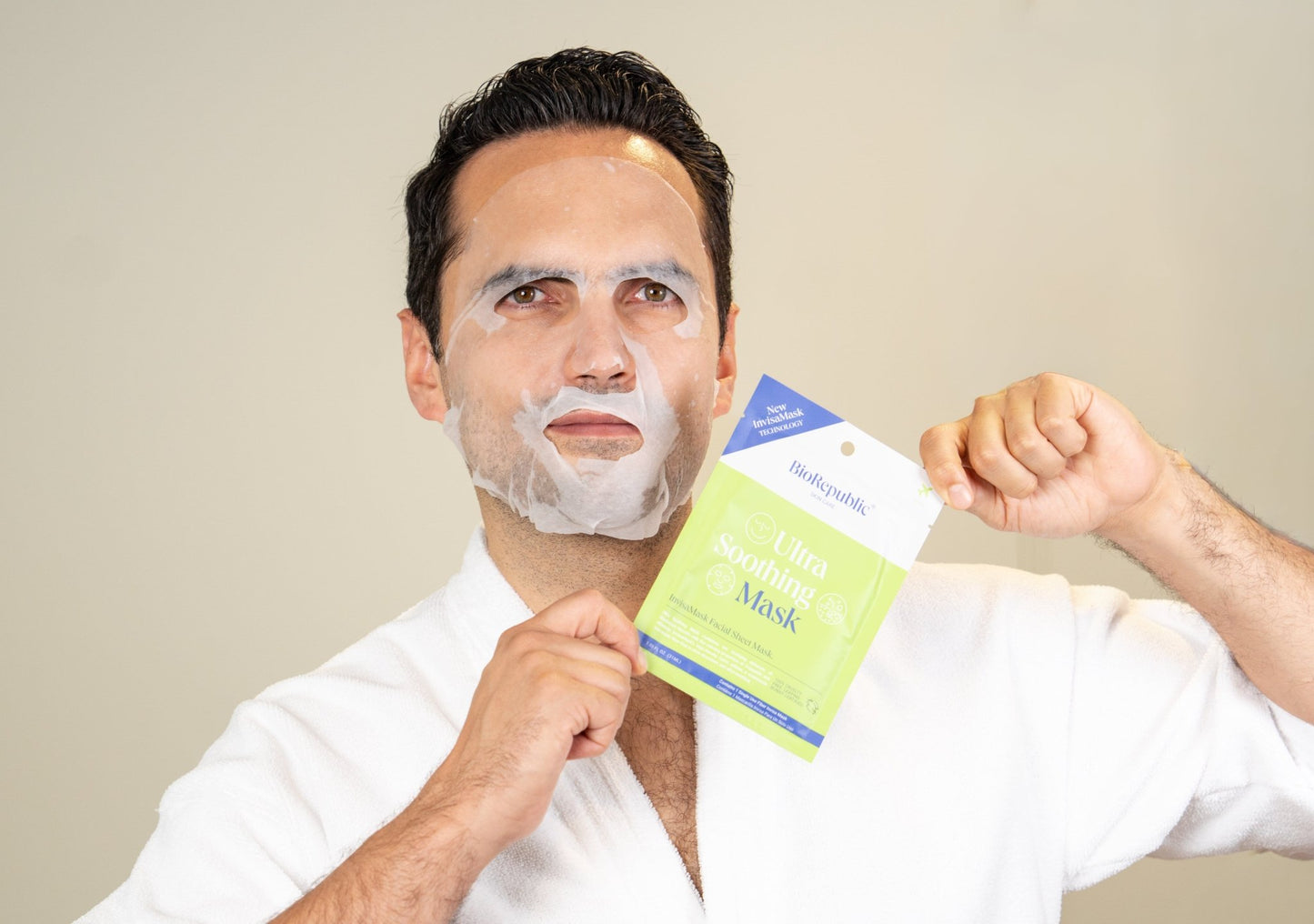 Ultra Soothing InvisaMask - BioRepublic SkinCare | Face Mask Sheets | Vegan Skincare