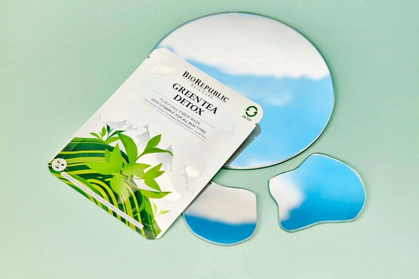 Green Tea Detox Purifying Sheet Mask Sheet Mask BioRepublic 