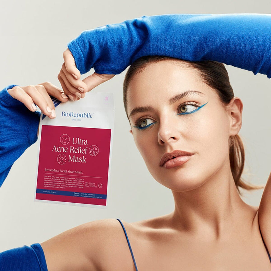 Ultra Acne Relief InvisaMask Sheet Mask BioRepublic SkinCare | The Best Sheet Masks 