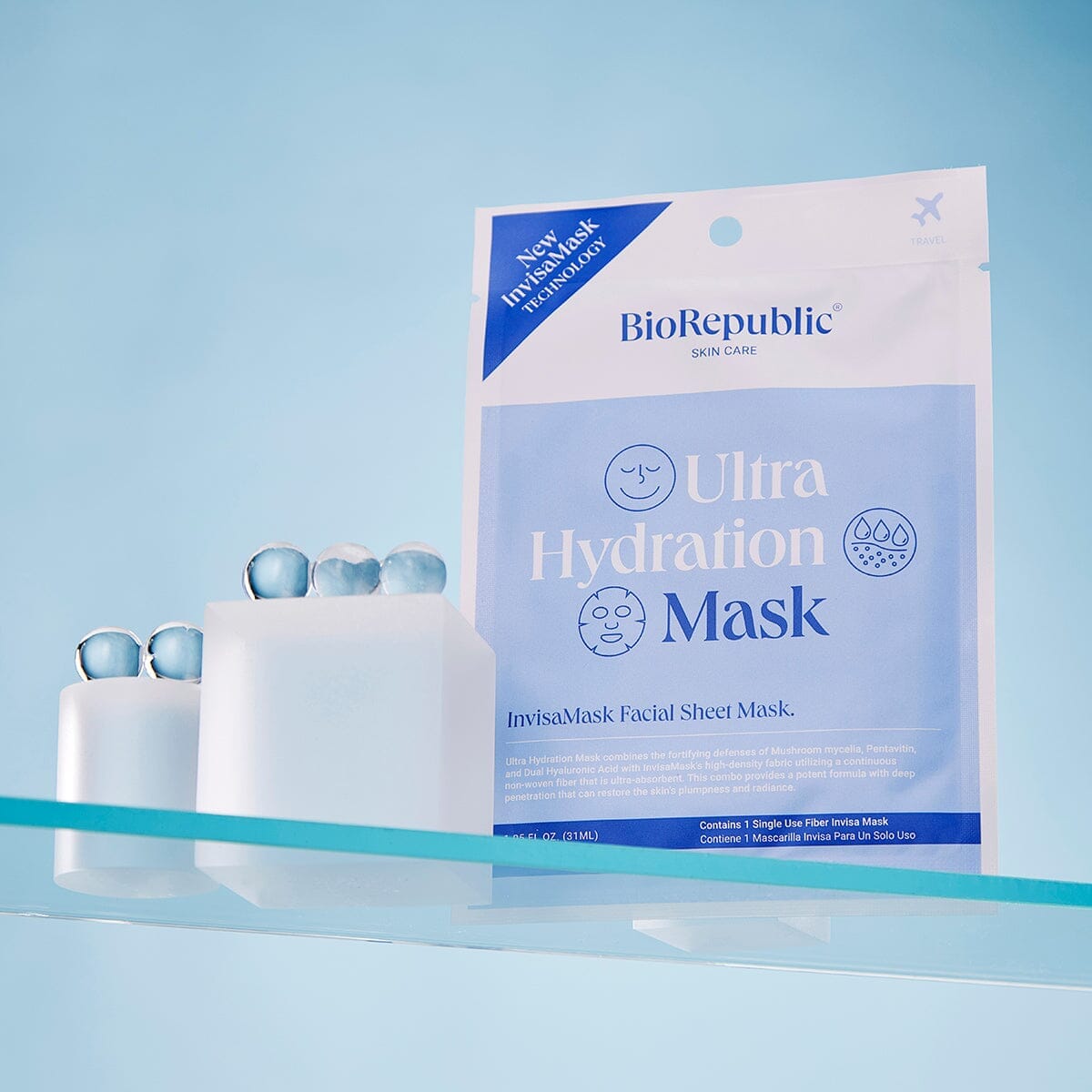 Ultra Hydration InvisaMask Sheet Mask BioRepublic SkinCare | The Best Sheet Masks 